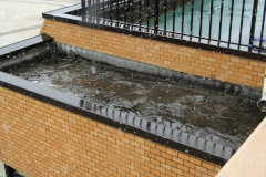 屋上防水・庇のウレタン防水の劣化